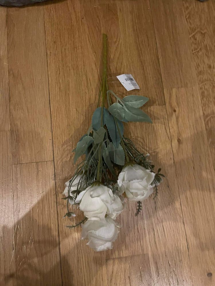 Bukiet sztucznych kwiatów 32 cm 6 główek 48tknkw