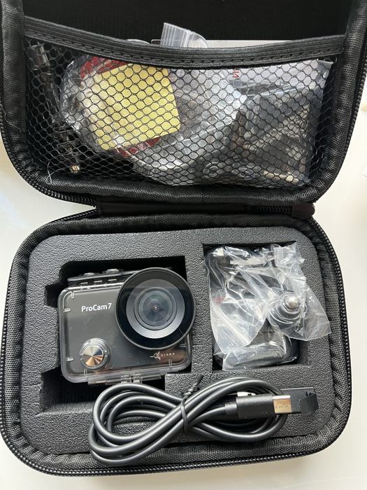 AIRON ProCam 7 Black: Набір екшн камери для тактичних шоломів