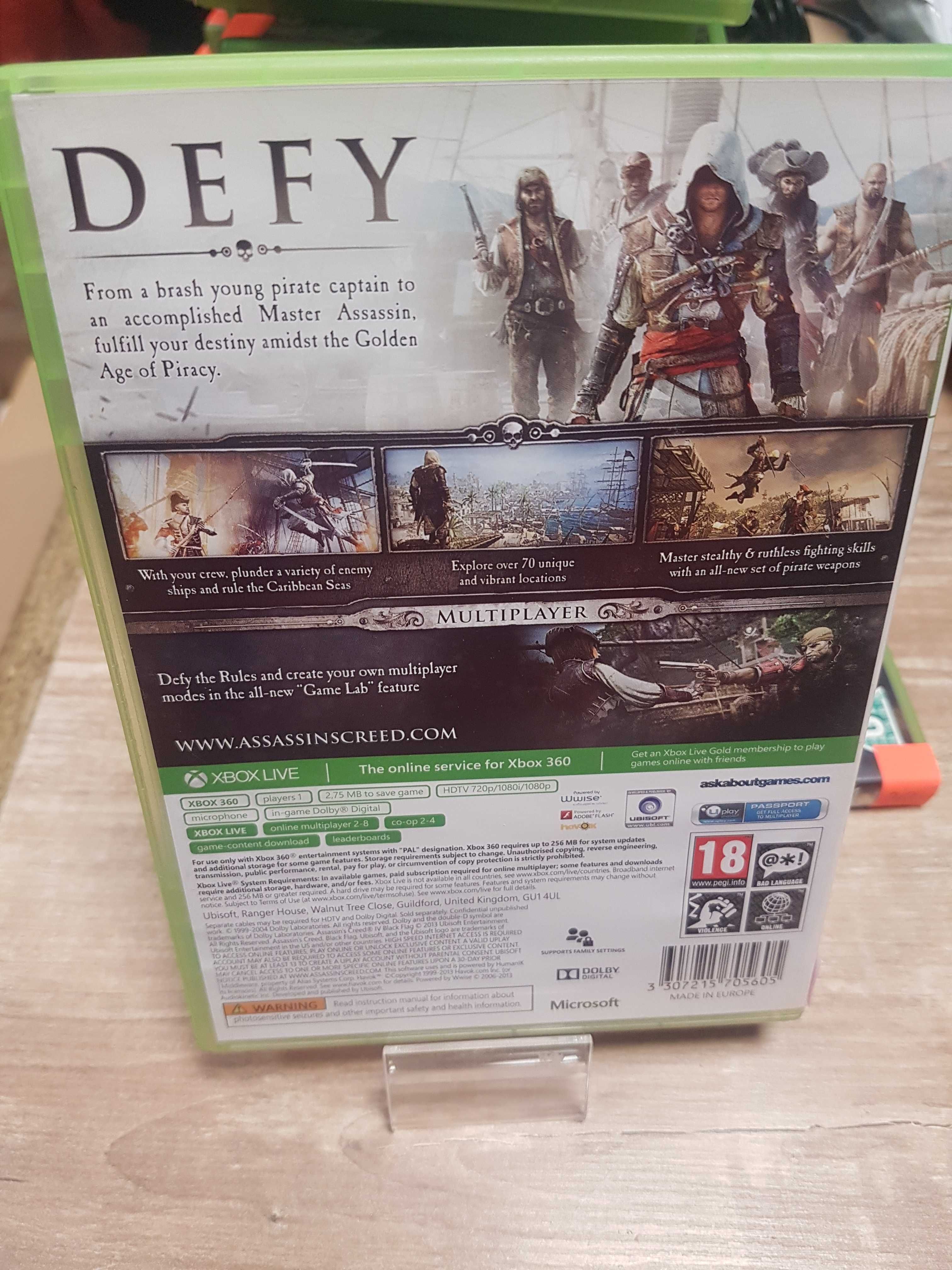 Assassin's Creed IV: Black Flag XBOX 360, Sklep Wysyłka Wymiana