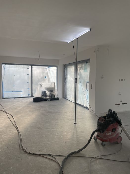 Szpachlowanie, gładzie maszynowe, malowanie natryskowe, wykończenia