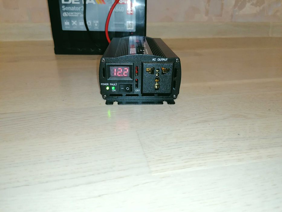 Инвертор 1000 Вт чистая синусоида для газового котла, насоса