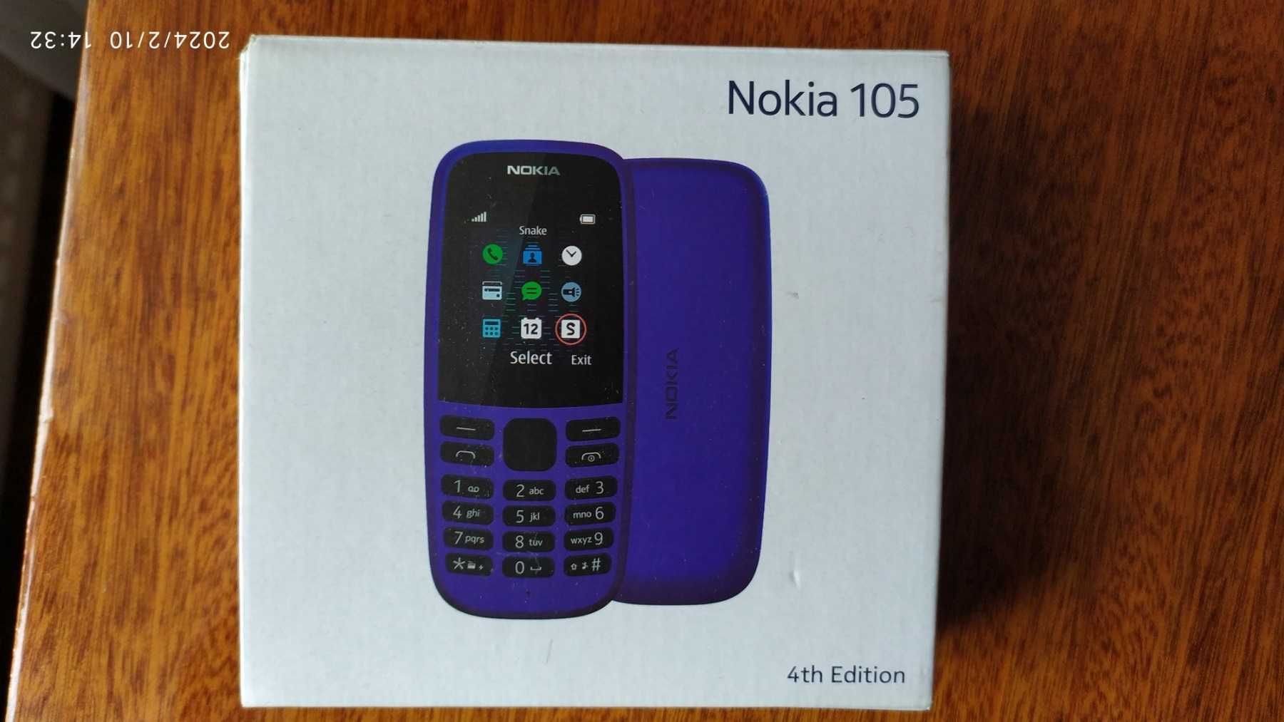 Мобільний кнопковий Телефон NOKIA 105 4th Edition НОВИЙ