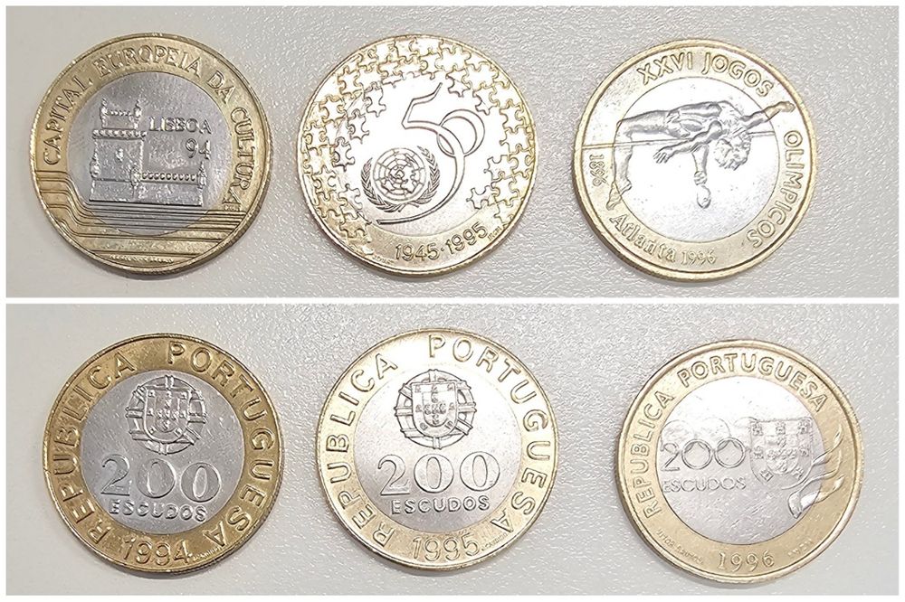 200 escudos comemorativas