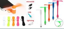 Вентилятор для смартфона компа повер банка  IPhone microusb usb гибкий