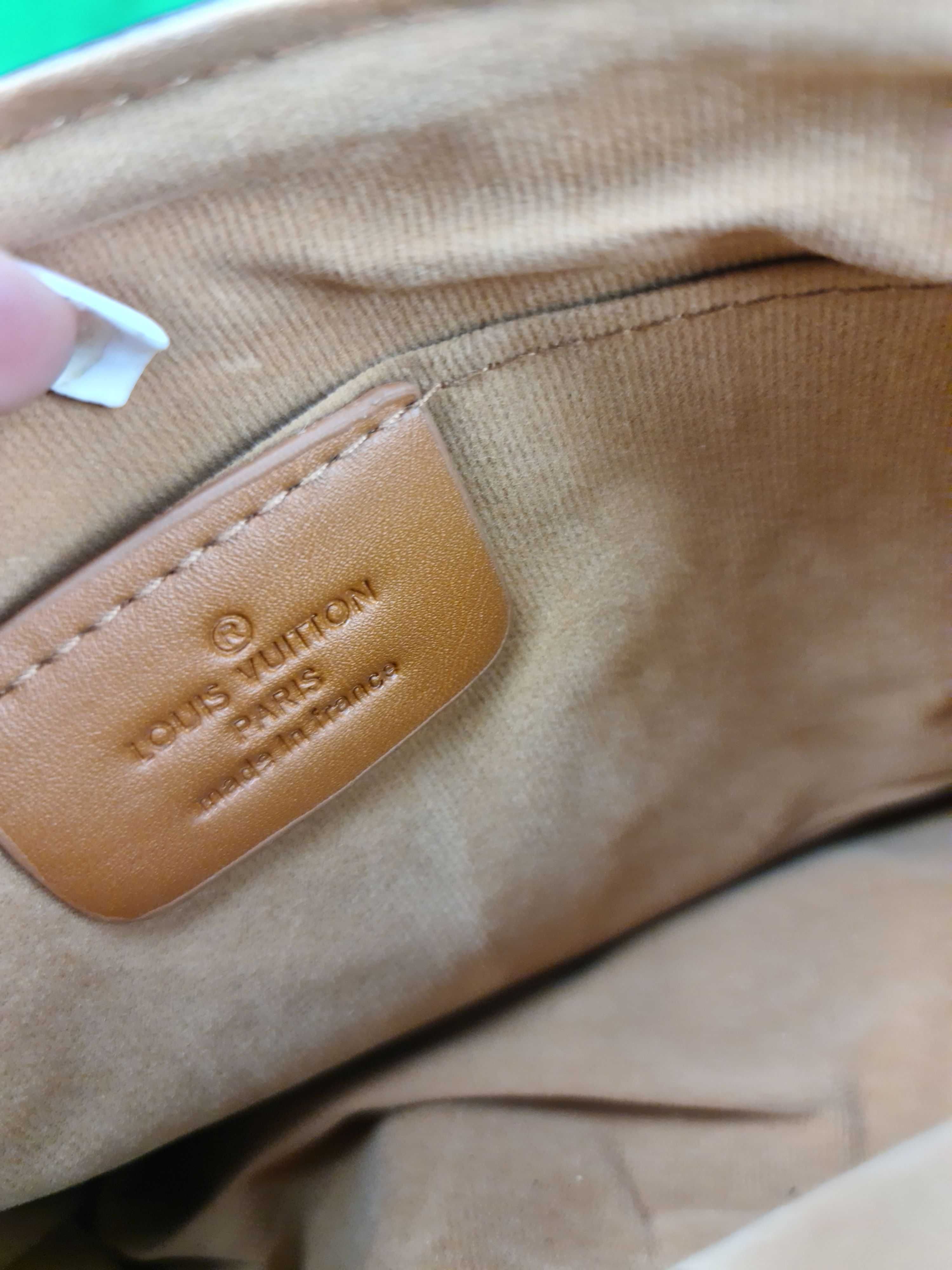 Torebka srednia Louis Vuitton  listonoszka brazowa kuferek Premium