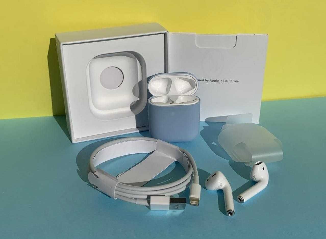 AirPods 2 Найкраща версія 1в1 з Топ якість + чохол