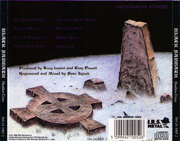 Black Sabbath - Headless Cross CD