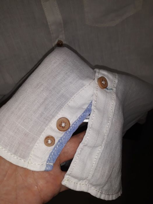 Рубашка сорочка льняна льон colours & sons