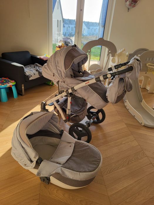 Wózek dziecięcy głęboki ze spacerówką Adamex