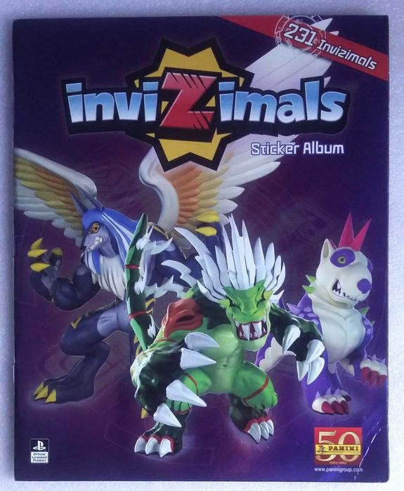 Caderneta de cromos Invizimals