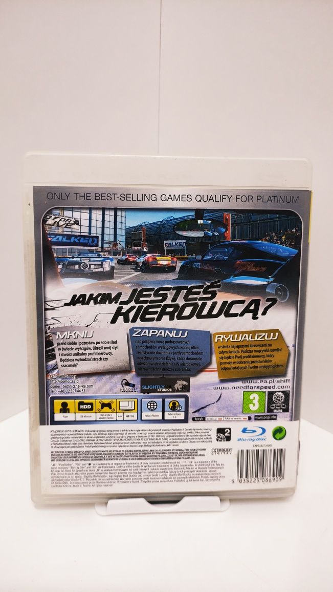 Need for Speed Shift PS3 Playstation 3 wyścigi