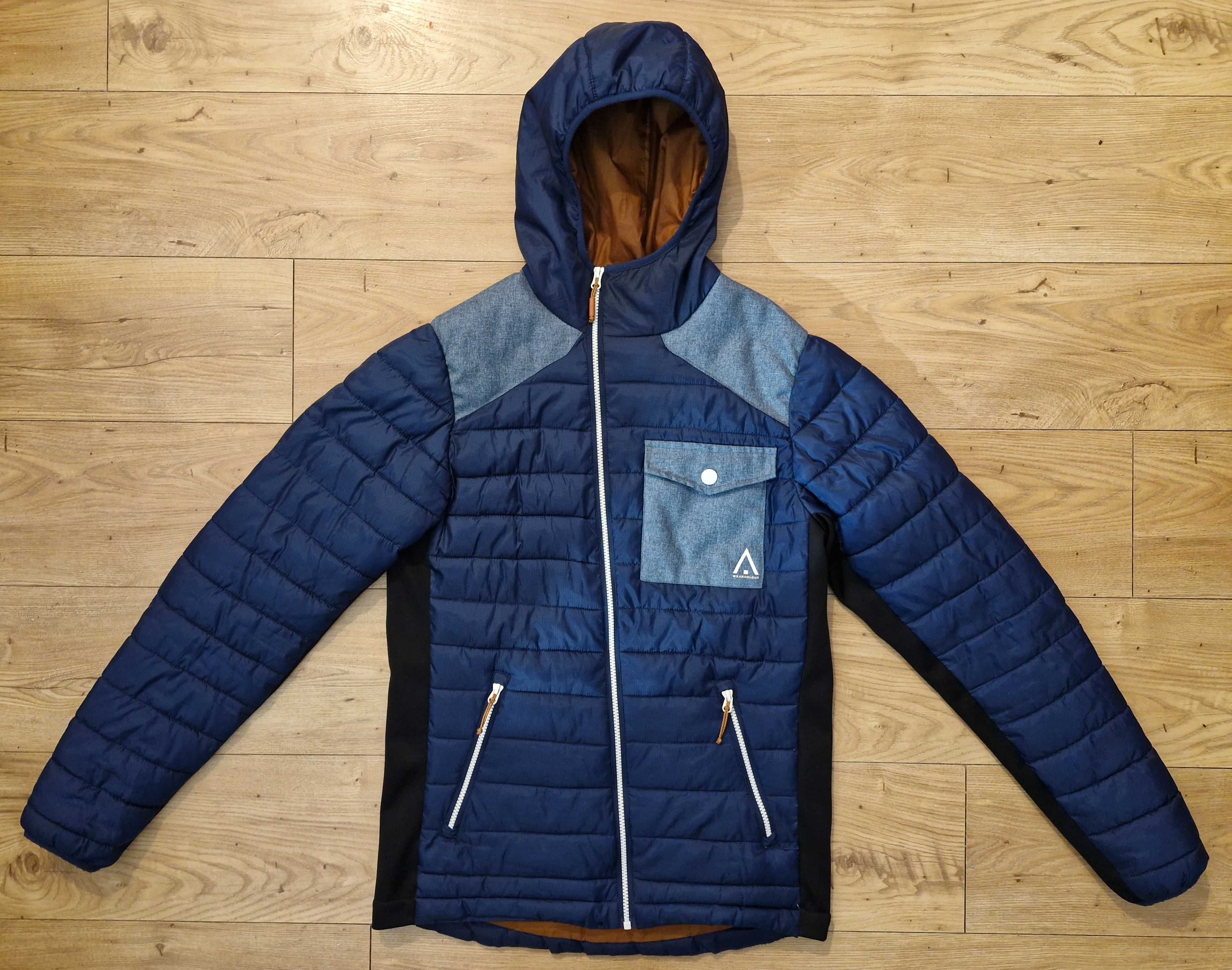 Męska kurtka ocieplana WeArColour Zest Jacket z kapturem zimowa