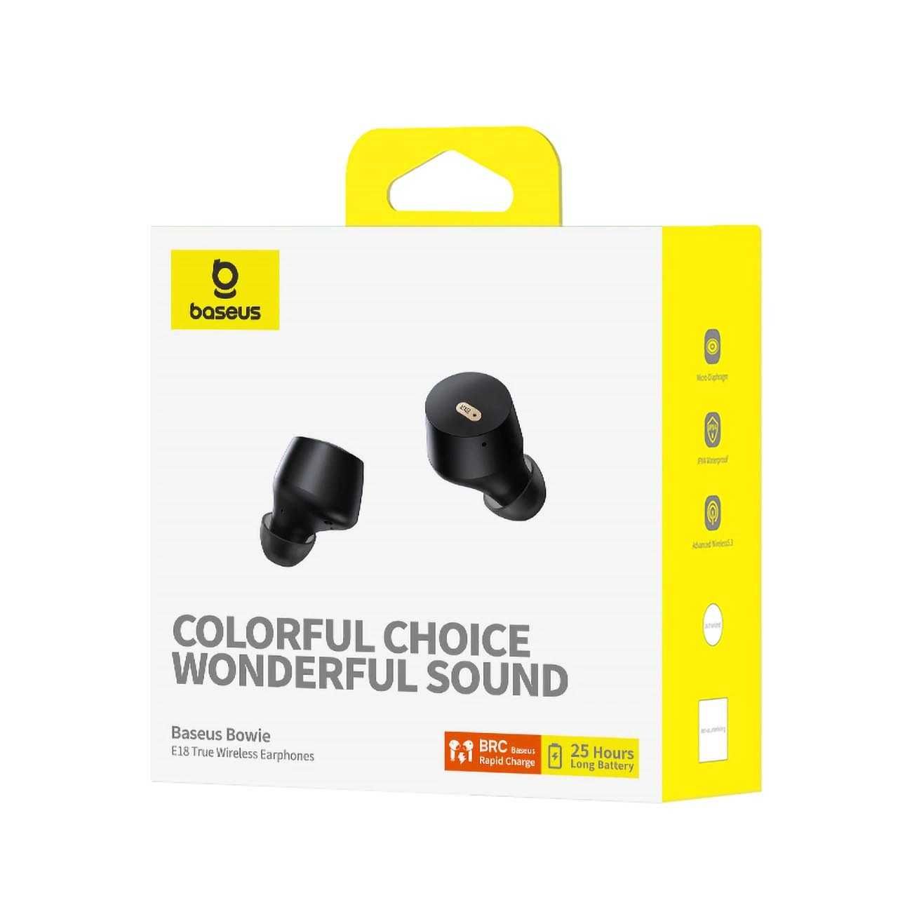 Słuchawki Bluetooth Baseus Bowie E18 True Wireless Earphones czarne