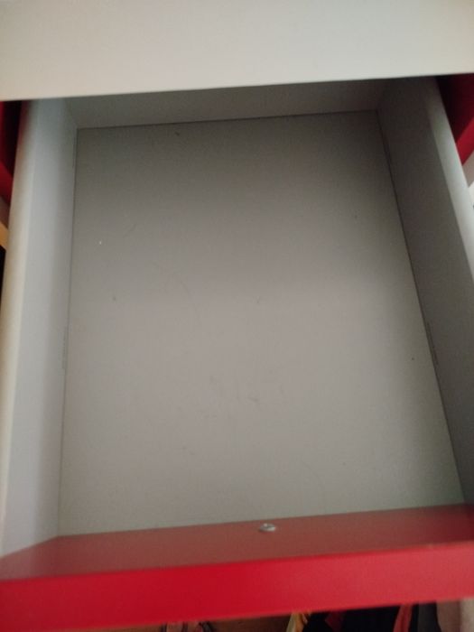 Acessório/Gavetas  vermelhas para estante Kallax