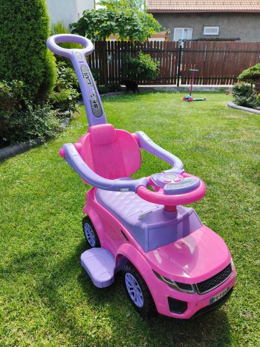 jeździk chodzik pchacz dla dziewczynki różowy