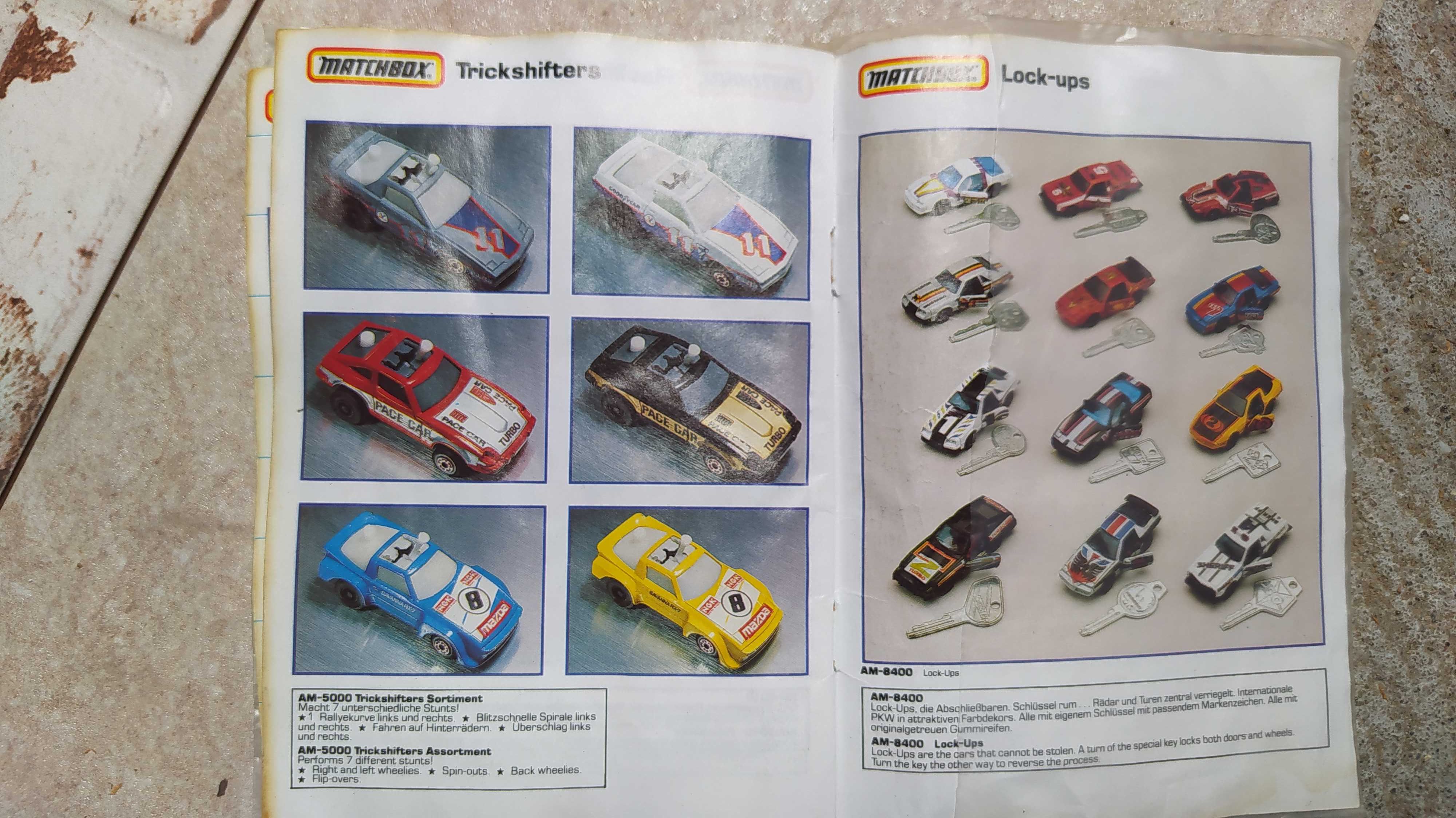 Katalog Matchbox z 1990 roku