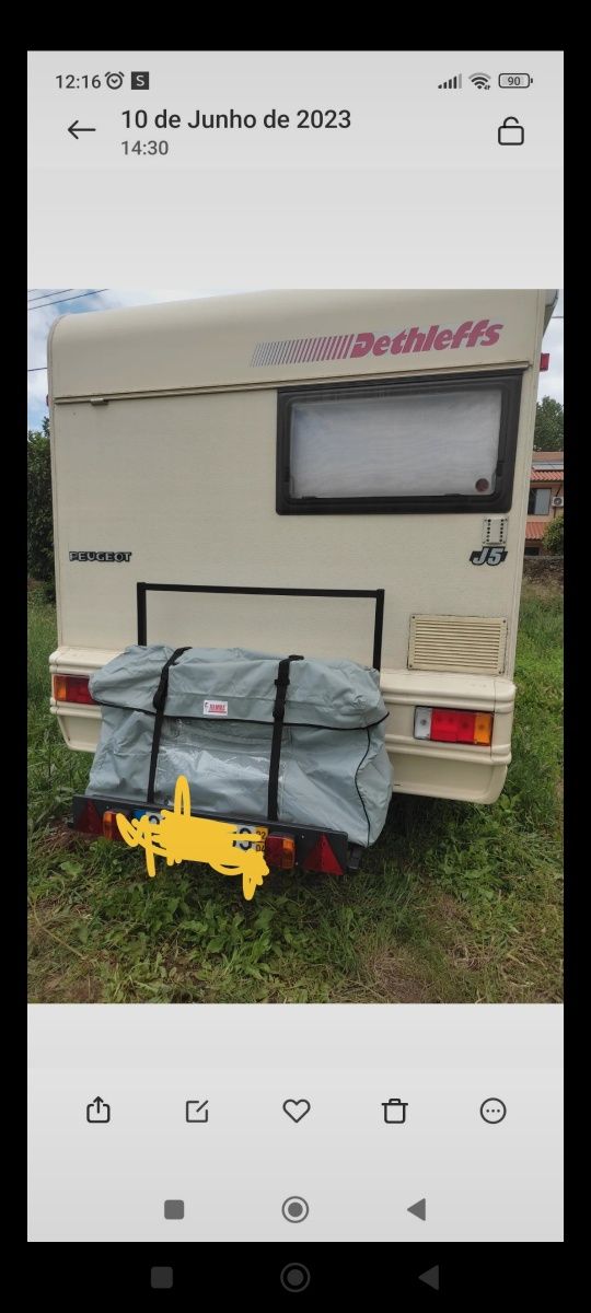 Saco fiamma para suporte de bicicleta autocaravana