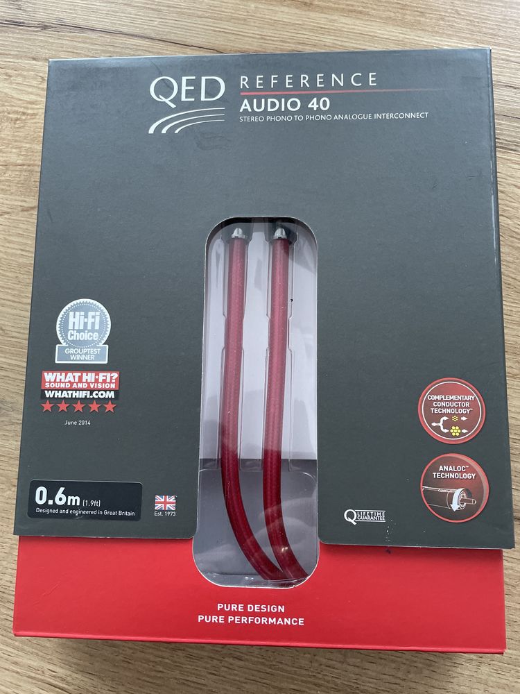 QED Reference Audio 40 RCA Interkonekt (0,6 m, para)
