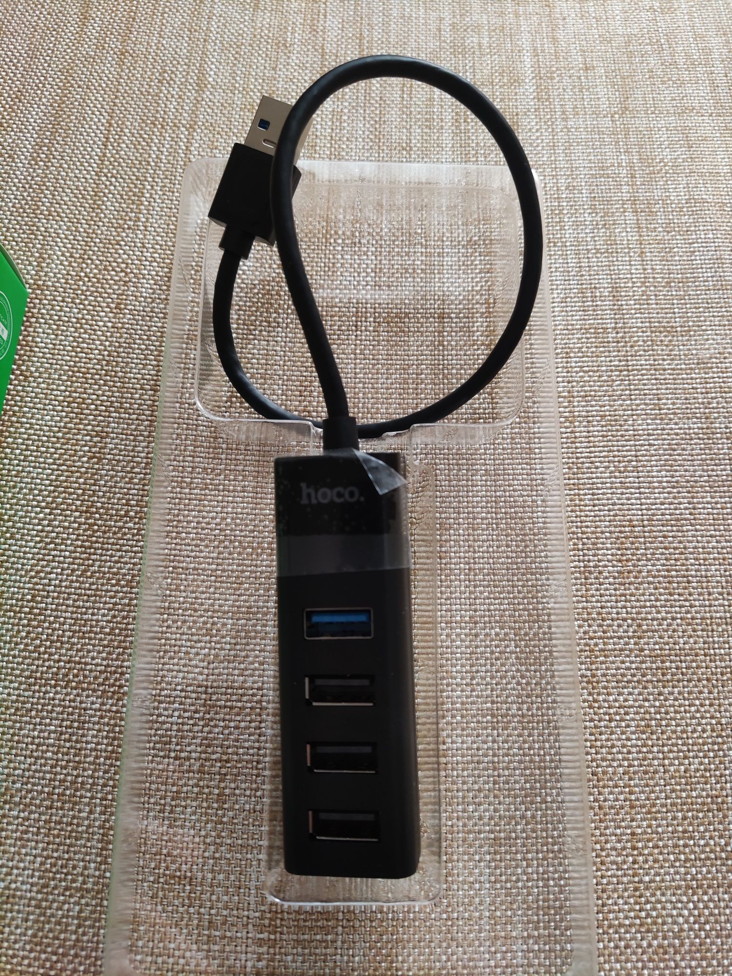 USB хаб адаптер Hoco HB25 4in1 USB