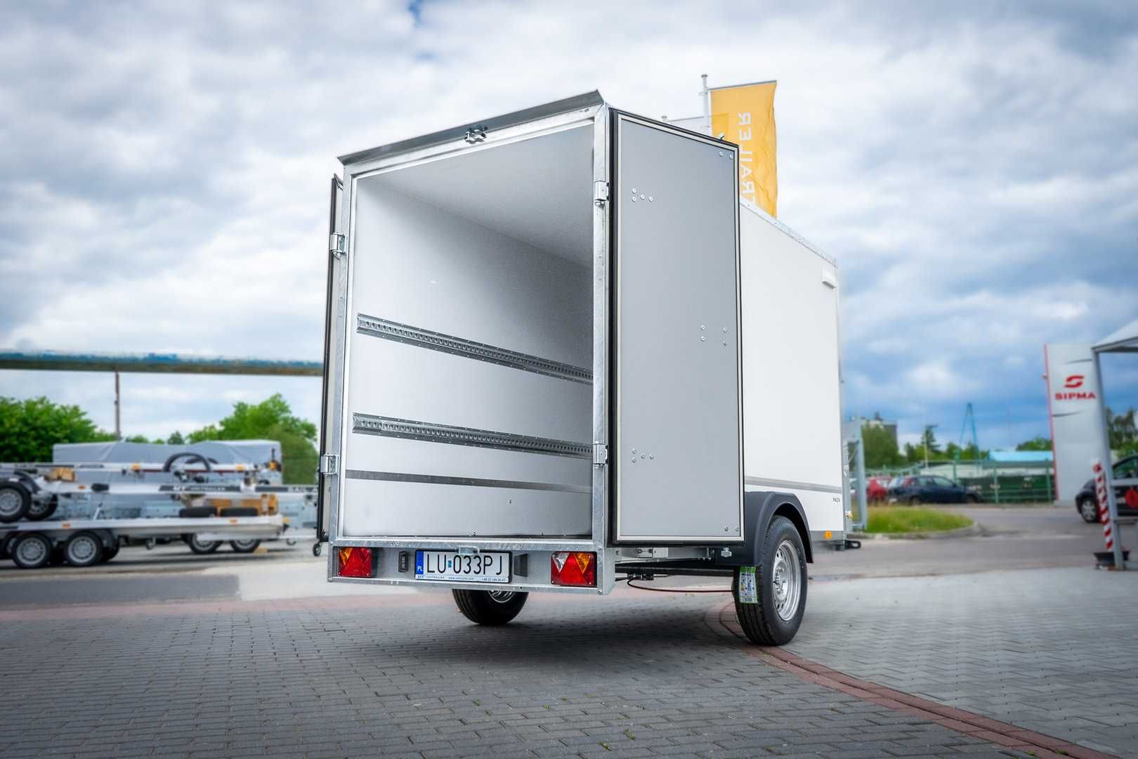 Wynajem Przyczepa kontener BOX FURGON 300x148
