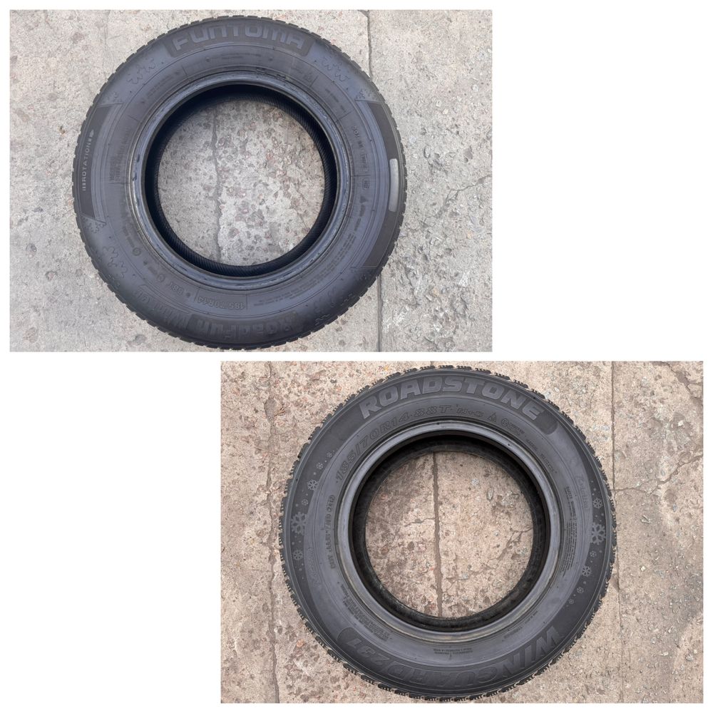 185/70 r14 Funtoma RoadFun Winter и Roadstone Winguard 231 зима (5 мм)