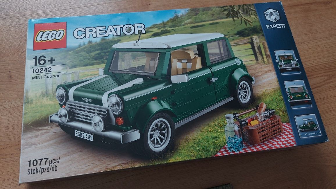 Lego 10242 Creator Expert - Mini Cooper Naklejki Jak NOWY