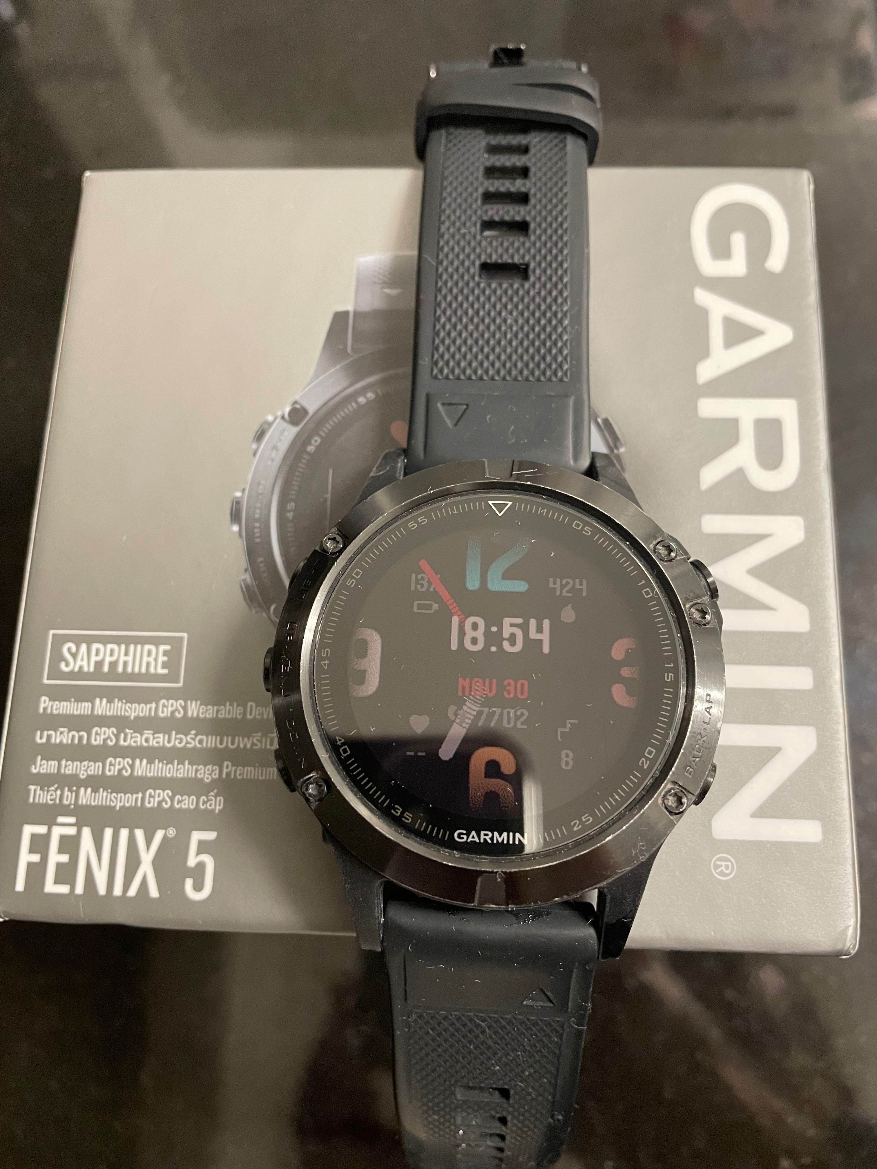Relógio Garmin Fénix 5 Sapphire