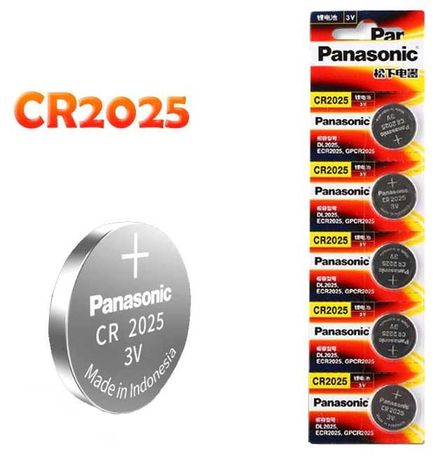 Батарейка литиевая / кнопочная батарейка Panasonic CR2025 3V 1шт