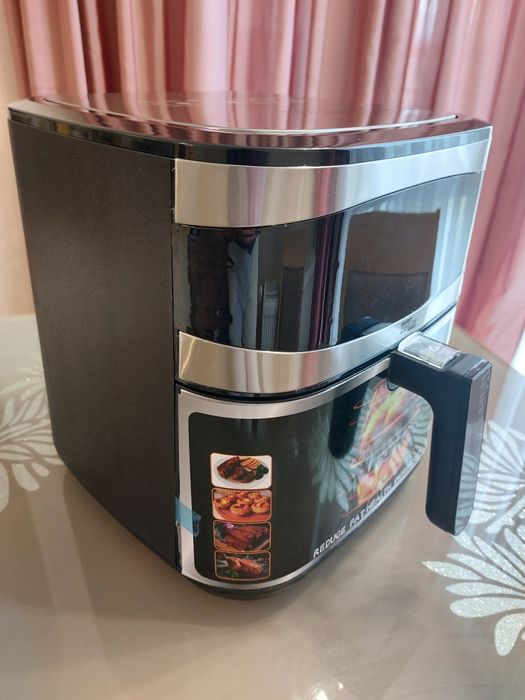 Аерогриль 12л 4200вт 2 ТЕНа / мультипіч / аерофритюрниця Zepline 216