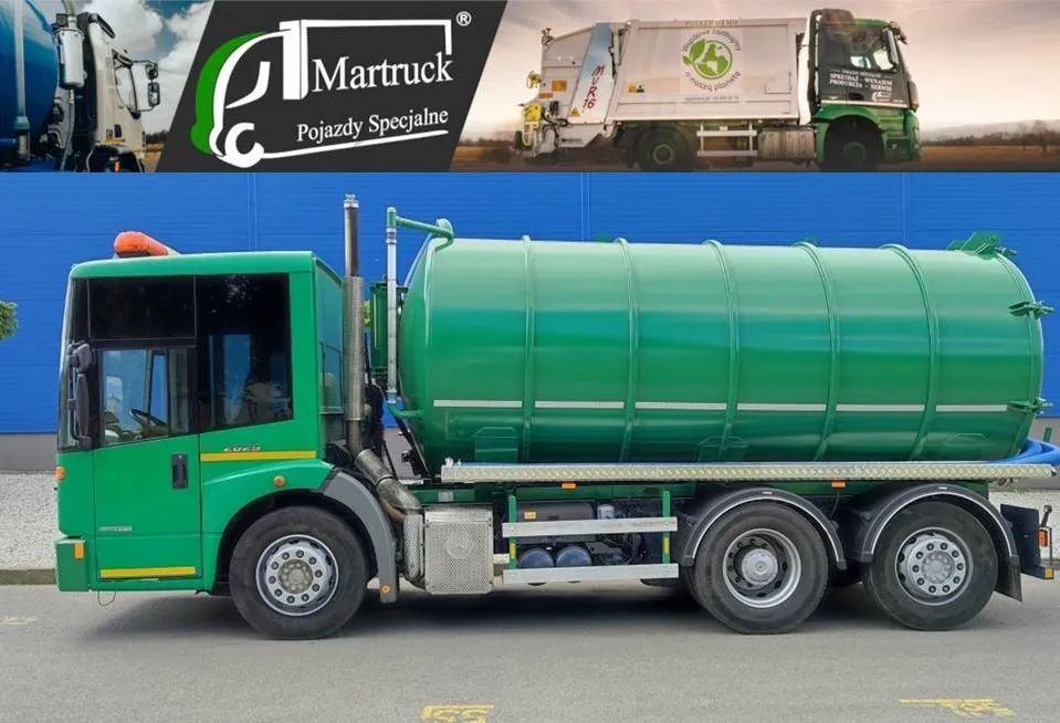 Mercedes-Benz Econic, pojazd asenizacyjny, beczka, cysterna, sprzedaż, wynajem, serwis, gwarancja  6x2/4, trzecia oś skrętna, nowa zabudowa prod 2024, beczka, asenizacja