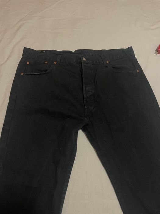 LEVIS 501  W40 L32 Пояс 51 Длина 109 см Черный Оригинал 100%