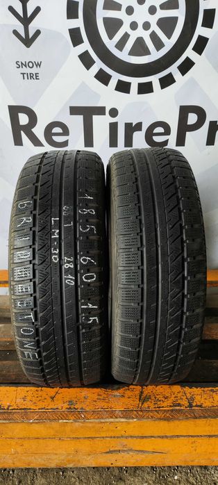 БЕЗ ПРЕДОПЛАТ/Резина/Колеса Bridgestone 185 60 R15 88T Зима №100