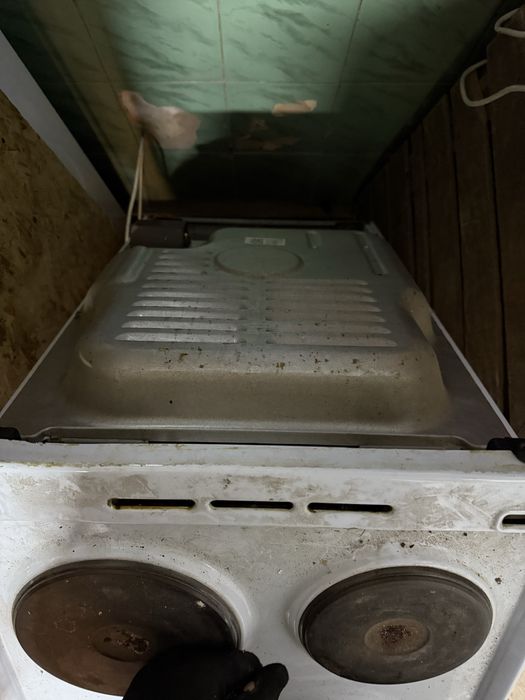 Плита электро в рабочем состоянии