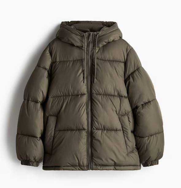 Kurtka puffer z kapturem H&M