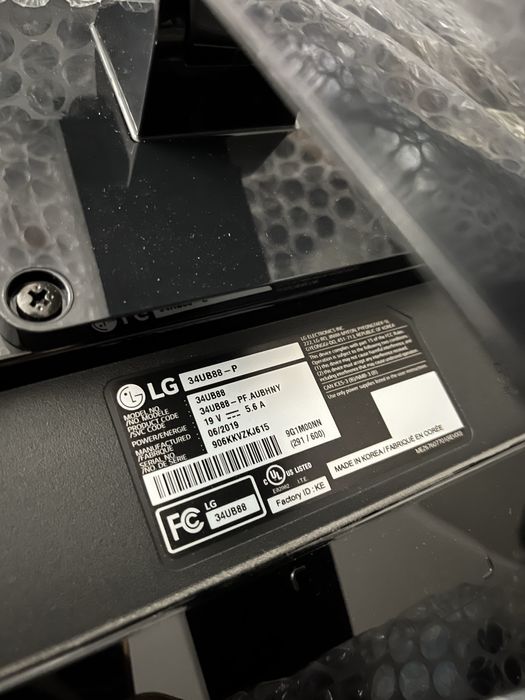 Monitor LG 34UB88-P IPS LED/34" 05/2019