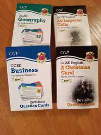 Karty wiedzy tematycznej, języka angielskiego Zestaw 4 tematów GCSE