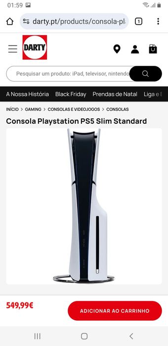 Vendo playstation 5 com leitor