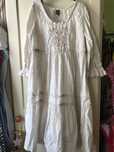 Vestido Zara 9-10 anos linho algadao