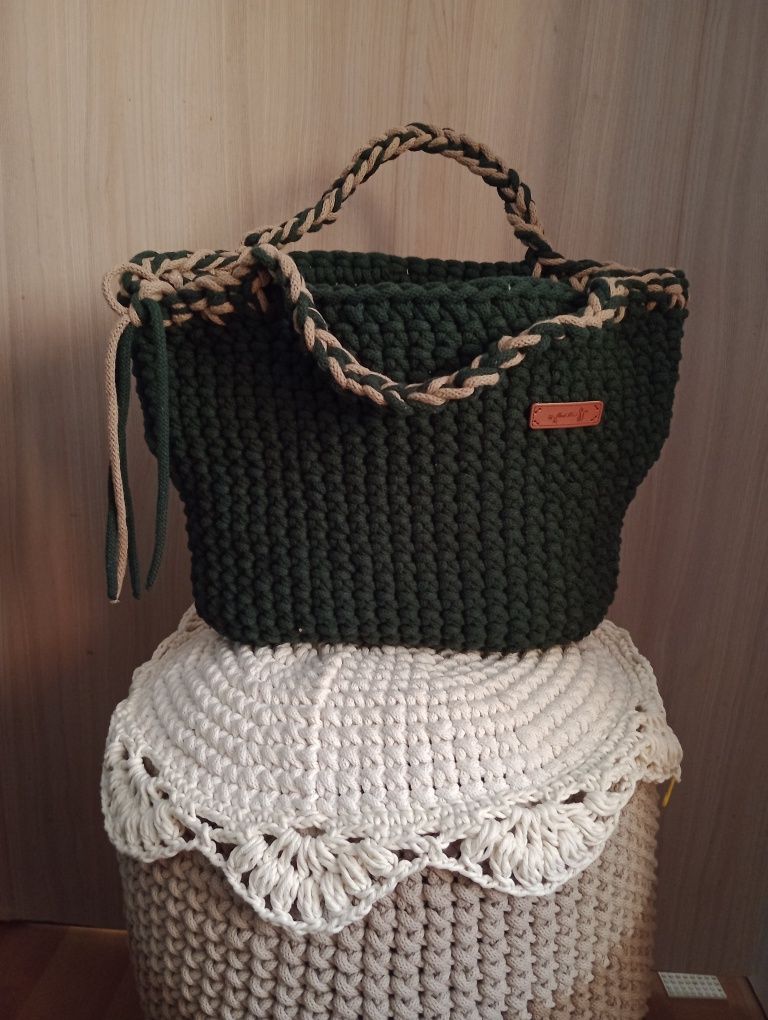 Torba HandMade stan nowy modny kolor pojemność format A-4, z półki.