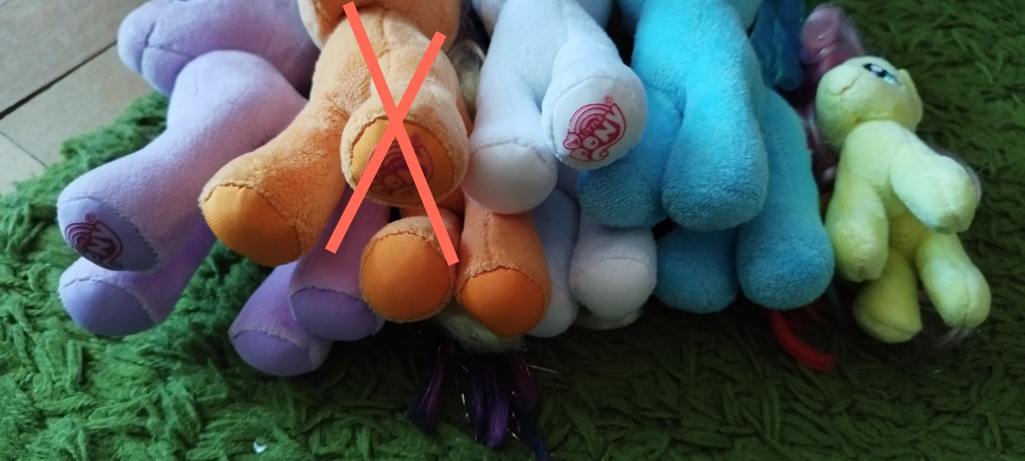 Zestaw 4 pluszowych koników My Little Pony TY