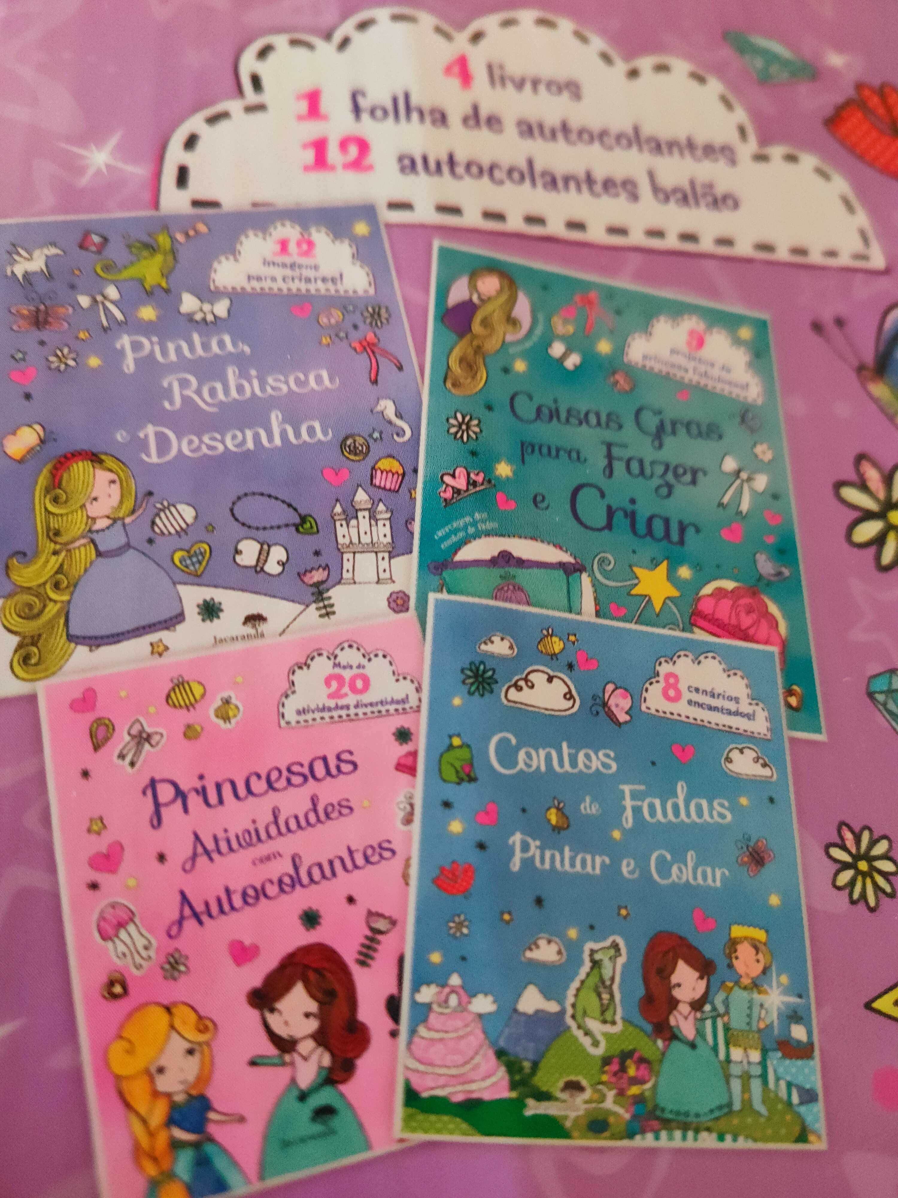 Nova -Princesas Encantadas - Mala de Atividades com Autocolantes Balão