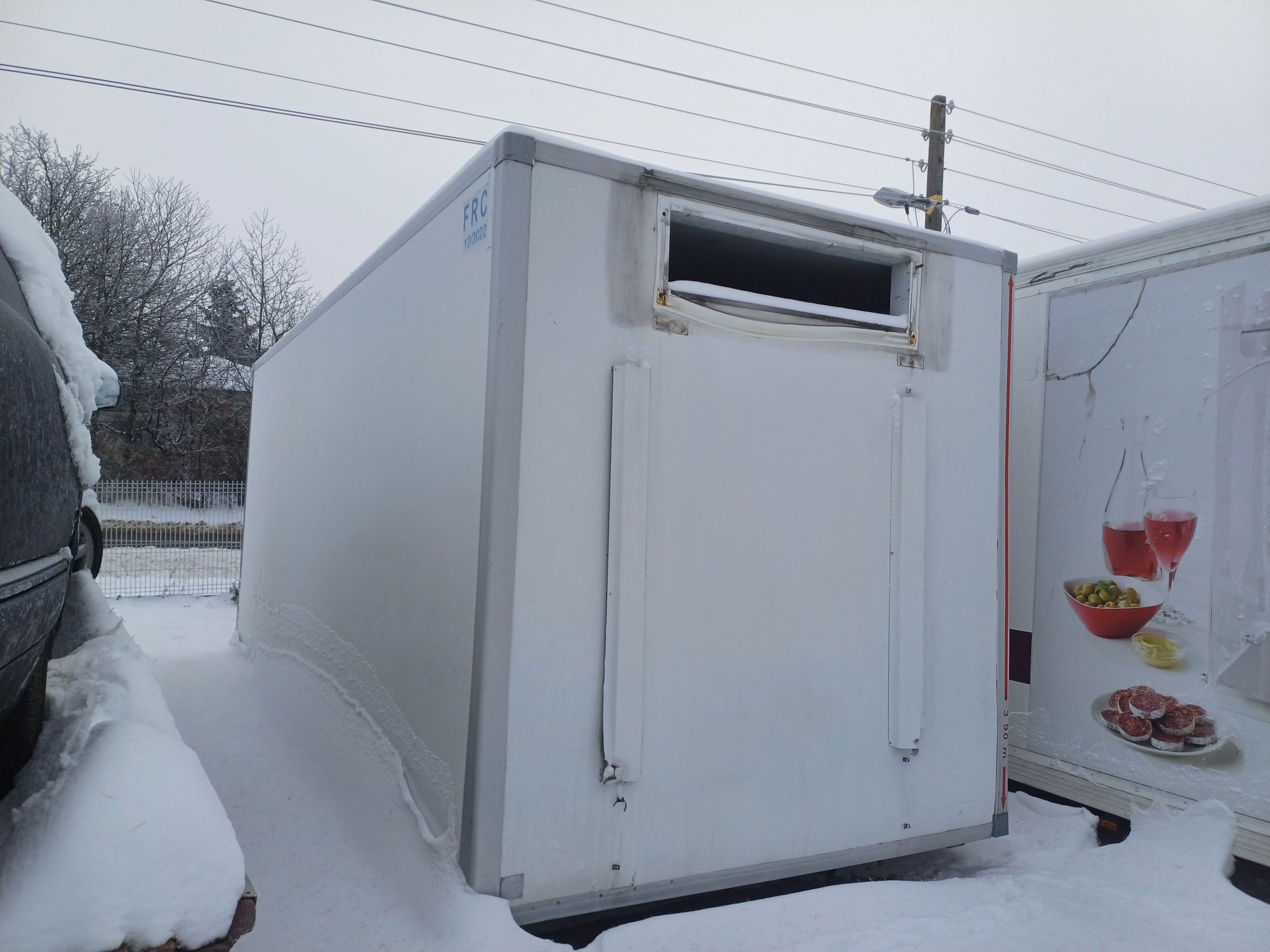 Chłodnia Kontener 6.5m ładny czysty z transportem transportem