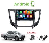 Rádio 2DIN 9" • Mitsubishi L200 • (2015 a 2023) • Android [4+32GB]