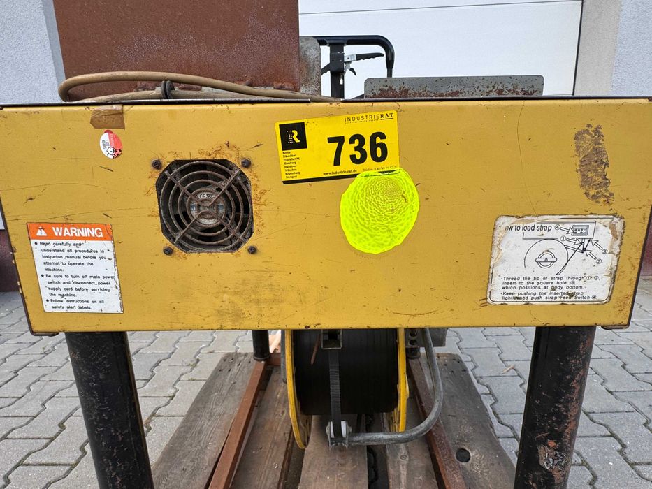 Bandownica do spinania taśmą PP/PET – StraPack D-53 (Reuss Seifert).