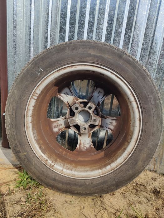 Alufelgi 4 sztuki ANZIO 5x100 7Jx15H2 ET38 + opony letnie 195/60/R15