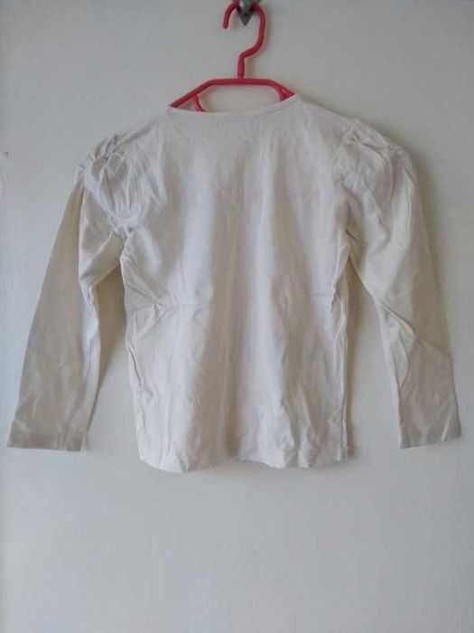 Dziewczęca bluzeczka z długim rękawem z dalmatyńczykiem rozm. 110/116