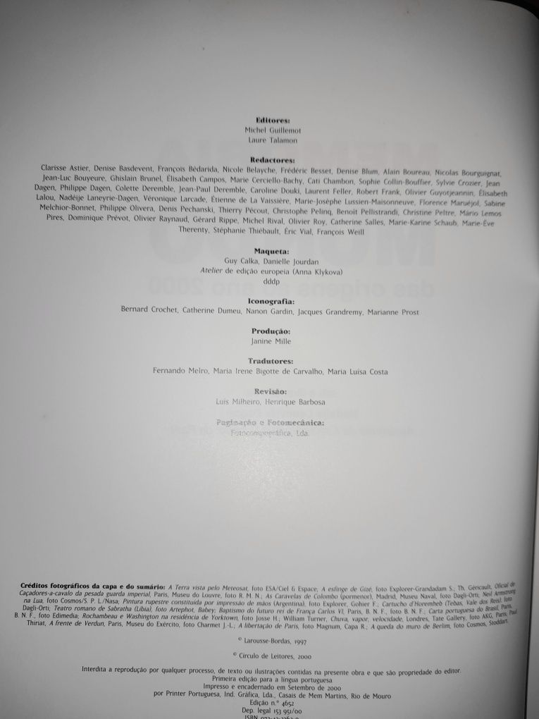 Livro Memória do Mundo