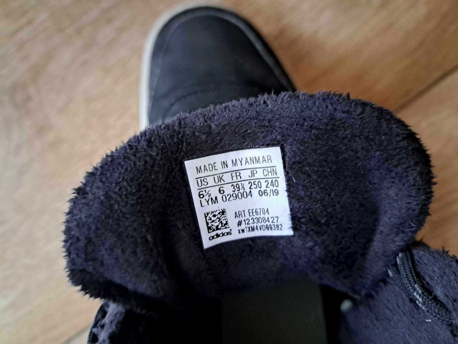 Buty Adidas HOOPS 2.0 MID ocieplane 39 1/3 25 cm