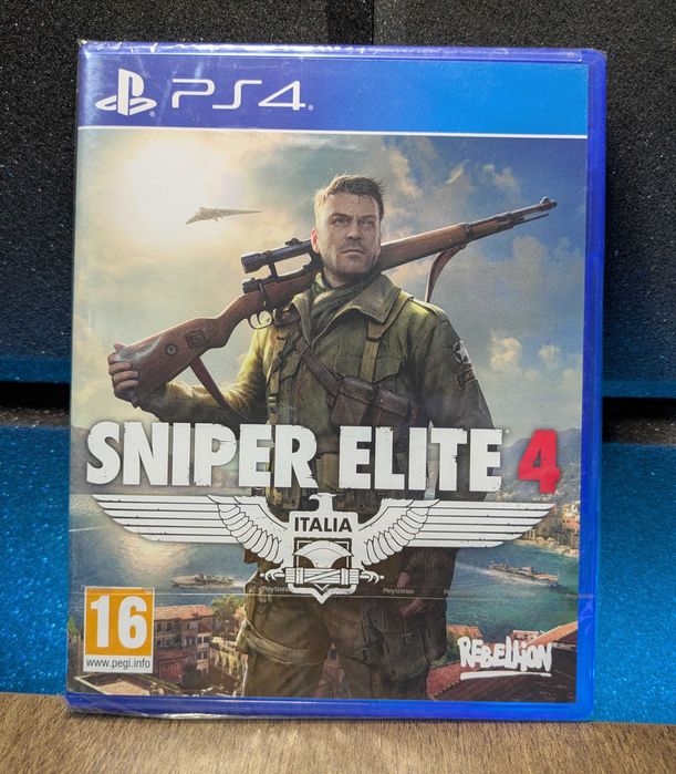 Sniper Elite 4: Italia PS4 / PS5 świetna strzelanka, snajper po polsku