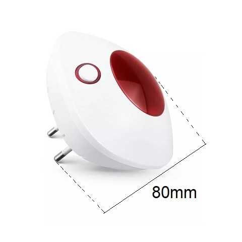 Bezprzewodowa Syrena Sieciowa Alarm 110Db Tuya Smart Po Polsku Wifi